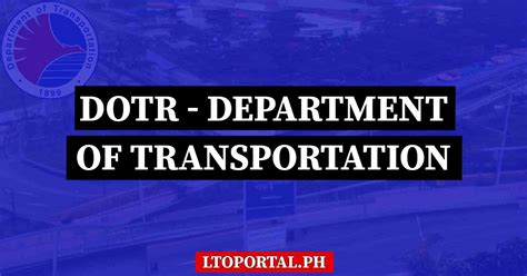 dotr meaning|DOTr .